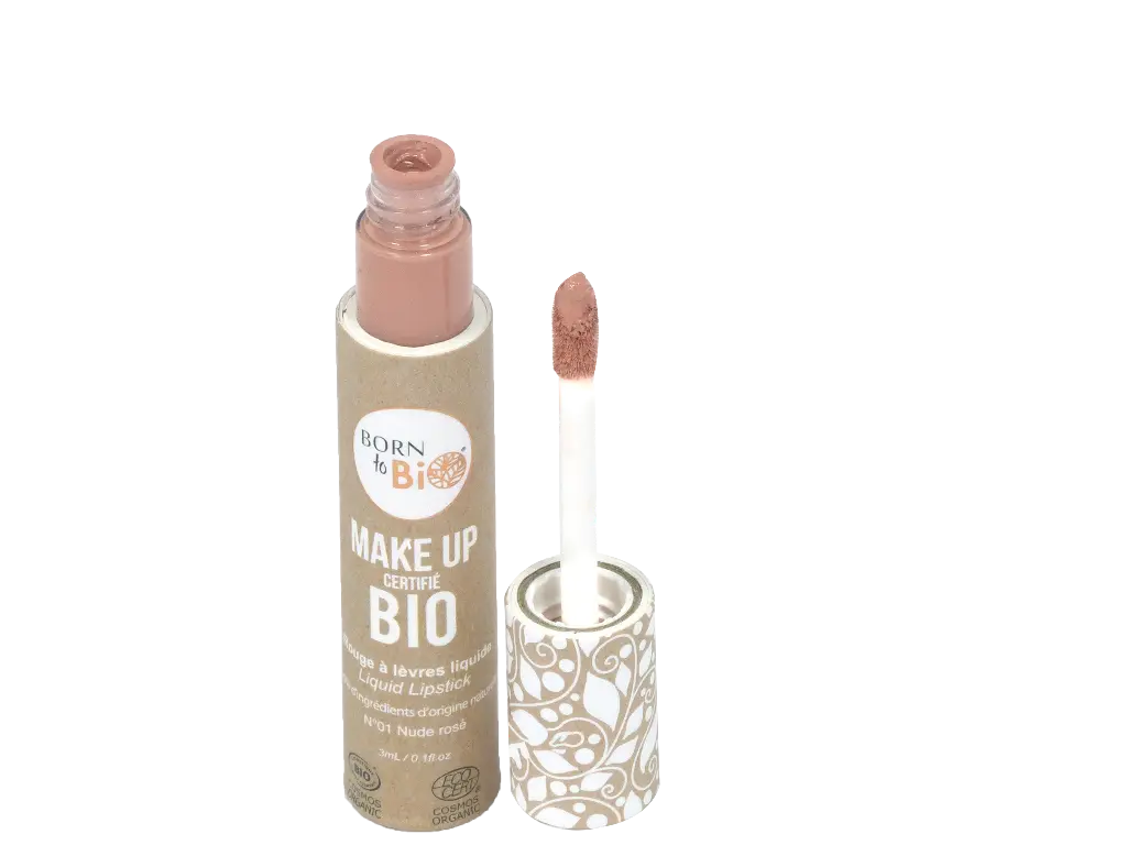 Rouge à lèvres liquide certifié bio - #1 Nude Pink