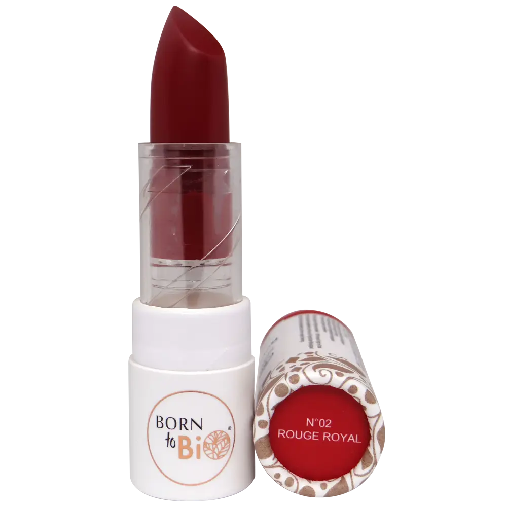 Organic glossy lipstick - #2 Royal Red