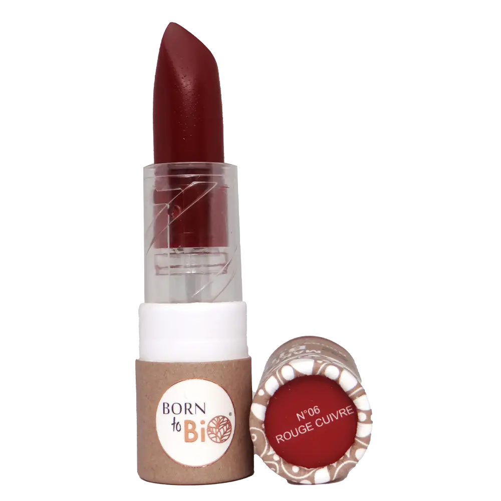 Rouge à lèvres mat bio - #6 Rouge Cuivre