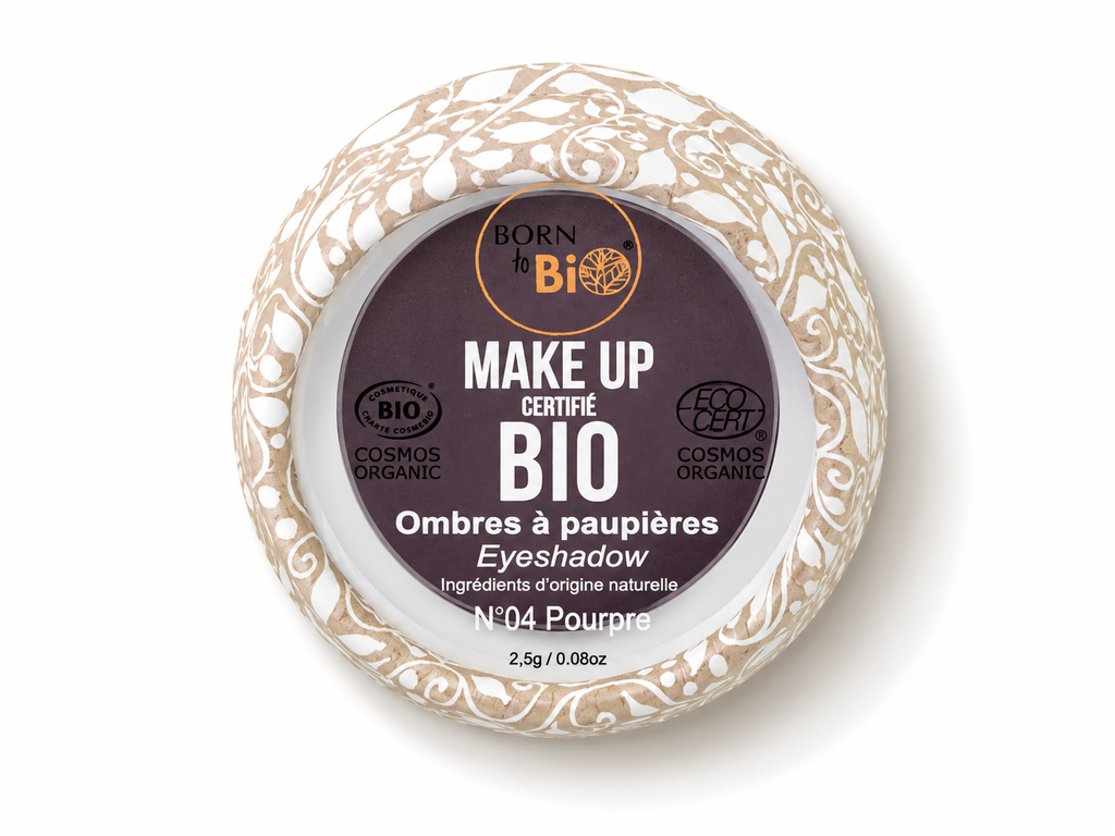 Ombre à paupières certifiée bio n° 4 - Pourpre