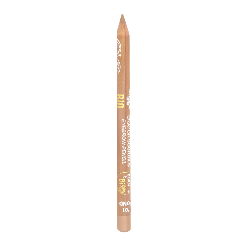 Crayon à sourcils certifié bio - #1 Blond