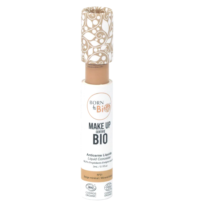 Anticernes liquide certifié bio - #1 Mineral Beige
