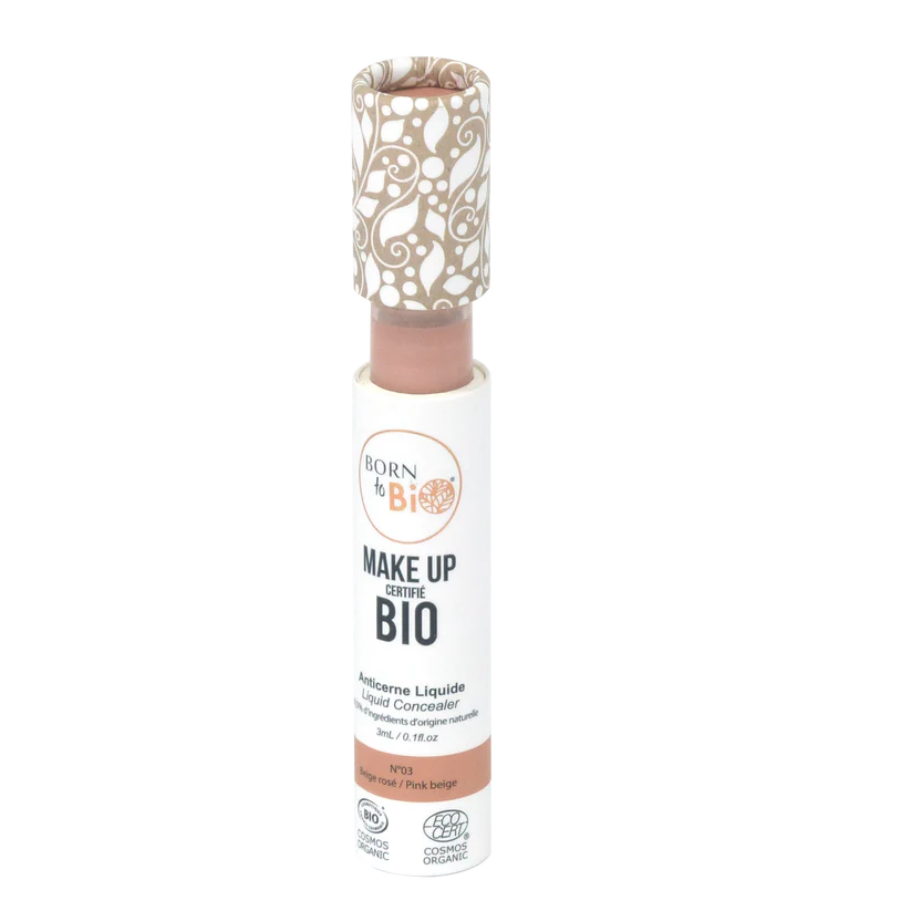 Certified organic liquid concealer COSMOS - #3 Rose Beige