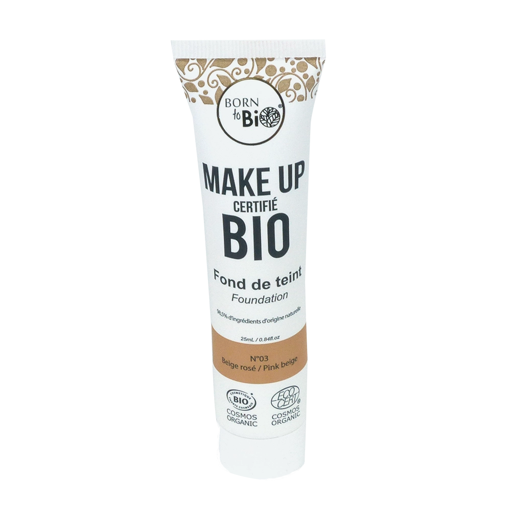 Fond de teint certifié bio - #3 Rose Beige