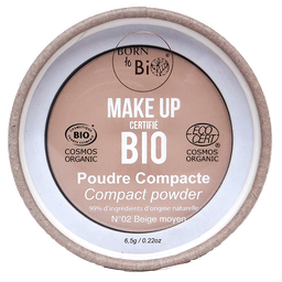Poudre compacte certifiée bio - #2 Beige Moyen