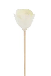 Diffuseur rotin fleur - 23 cm - Bouton de rose