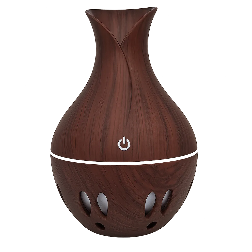 Dark wood humidifier - 130 mL - USB