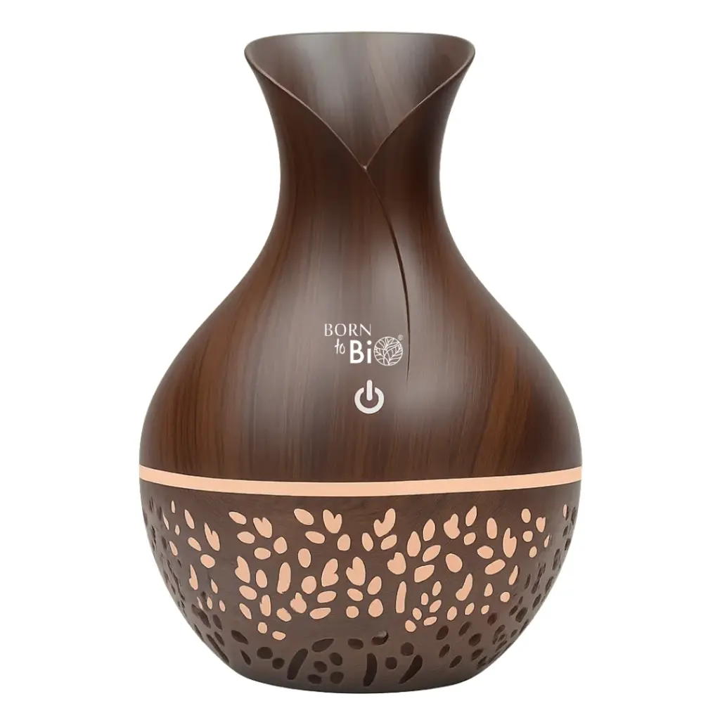 Humidificateur aspect bois foncé - 130 mL