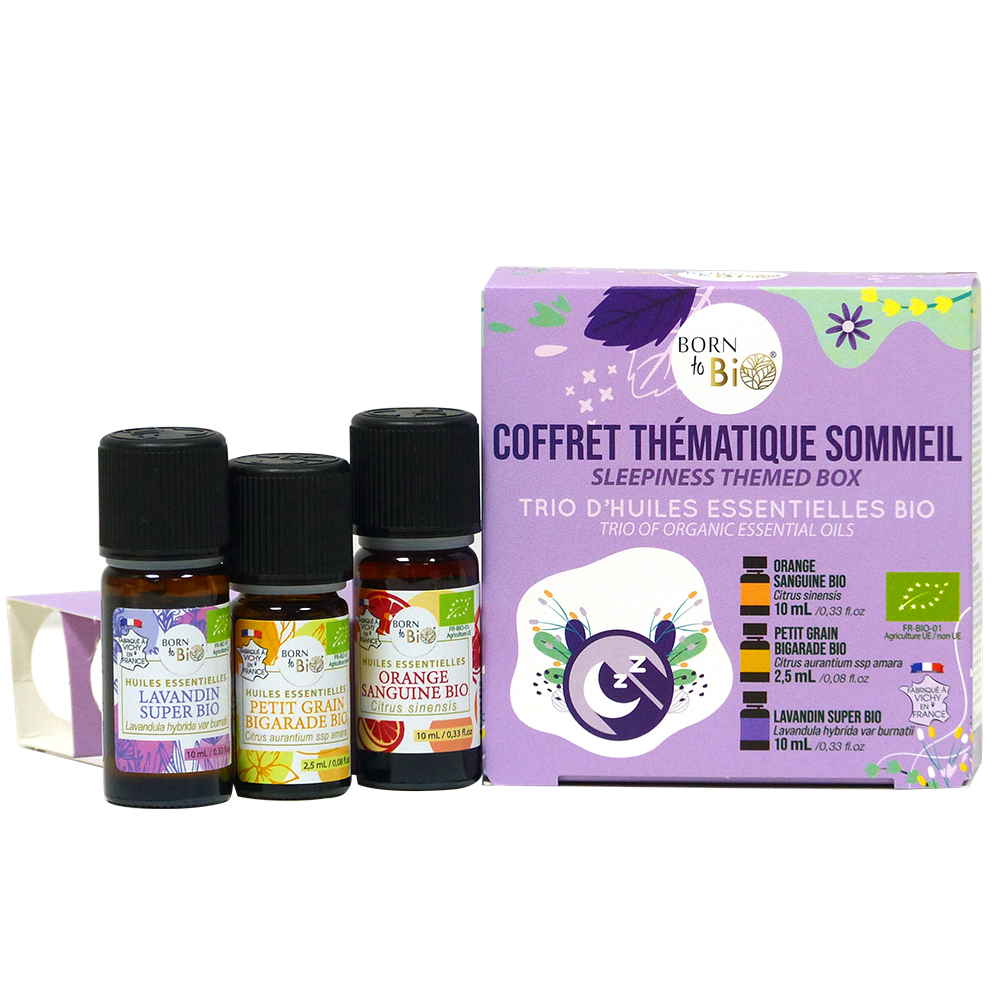 Coffret thématique sommeil trio d’huiles essentielles