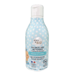 Eau micellaire nettoyante certifiée bio - Visage et Corps - 300 mL