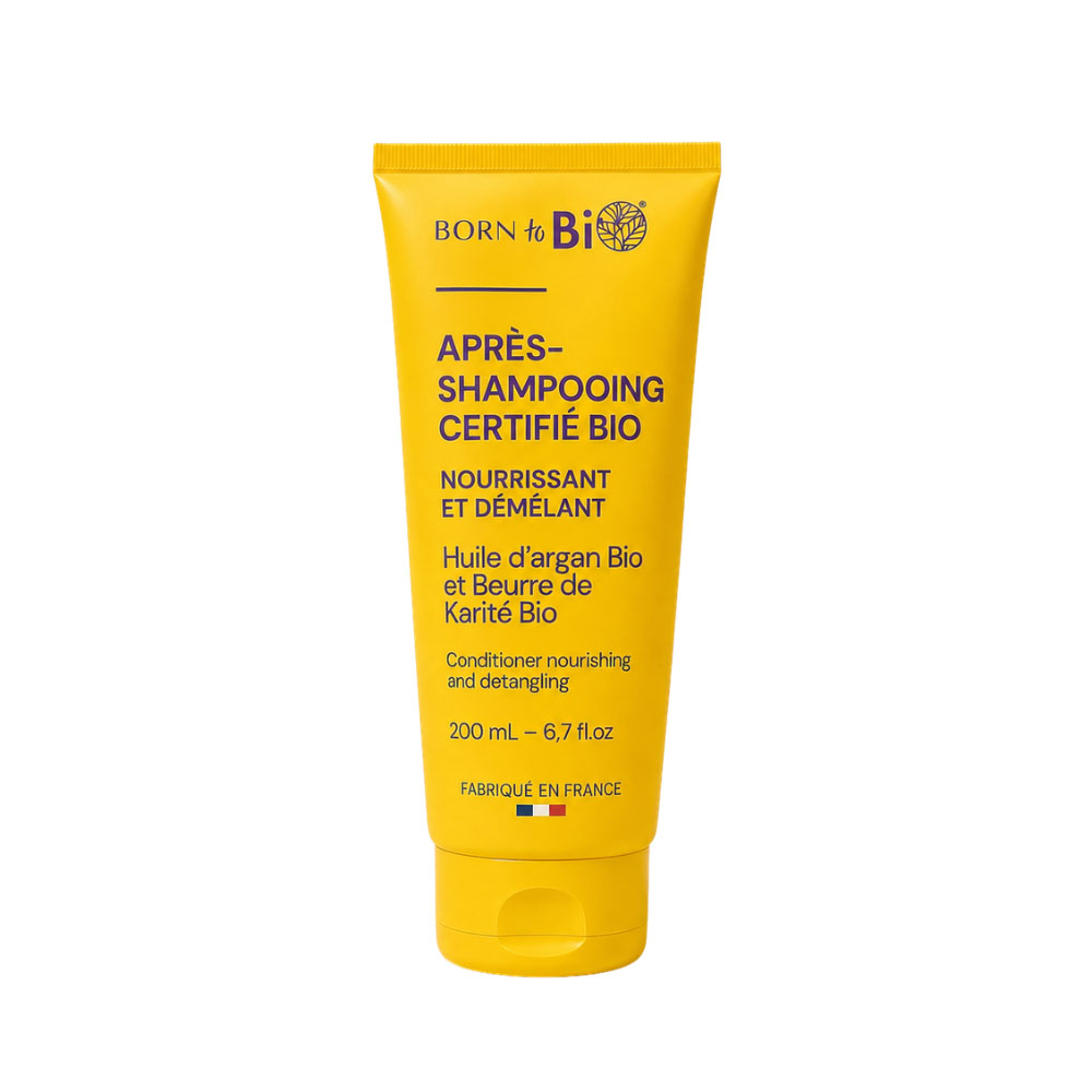 Detangling & nourishing conditioner, certified organic - 200 mL