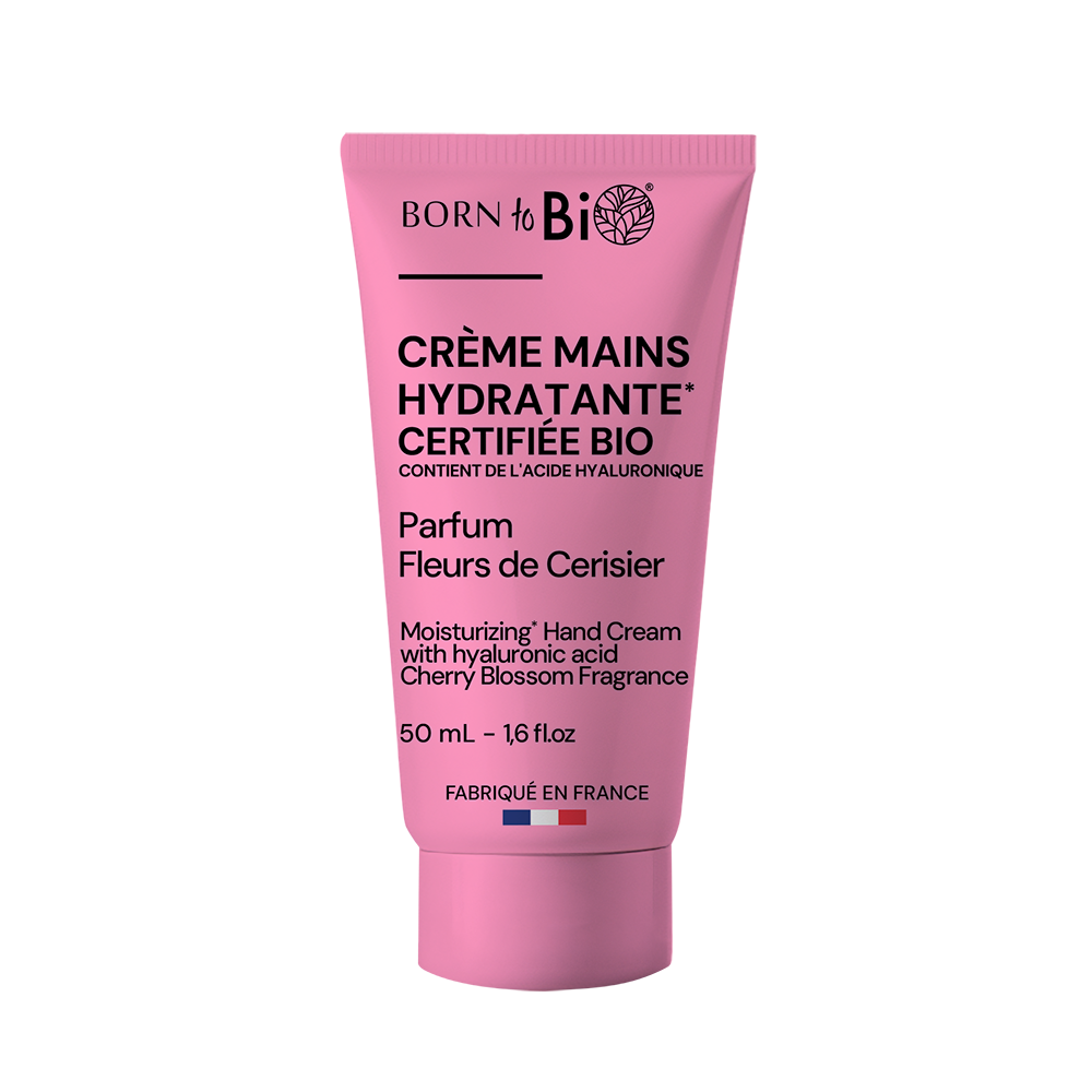 Crème mains à acide hyaluronique - Certifiée Bio - 50 mL