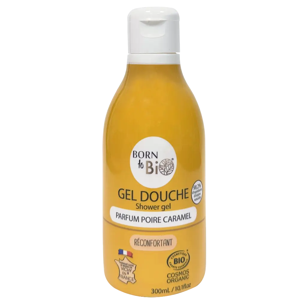 Gel douche certifié bio - Poire & Caramel - 300 mL