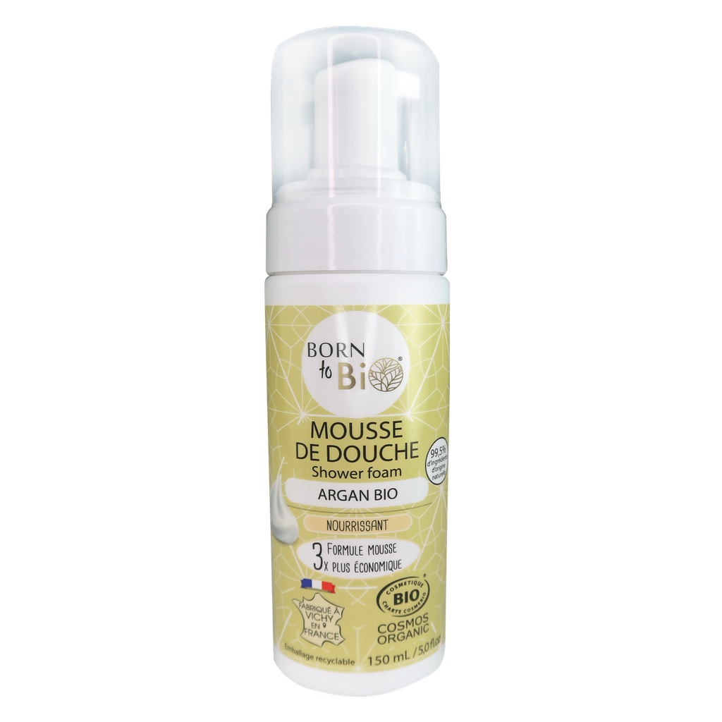 Mousse de douche certifiée bio - Argan Bio - 150 mL
