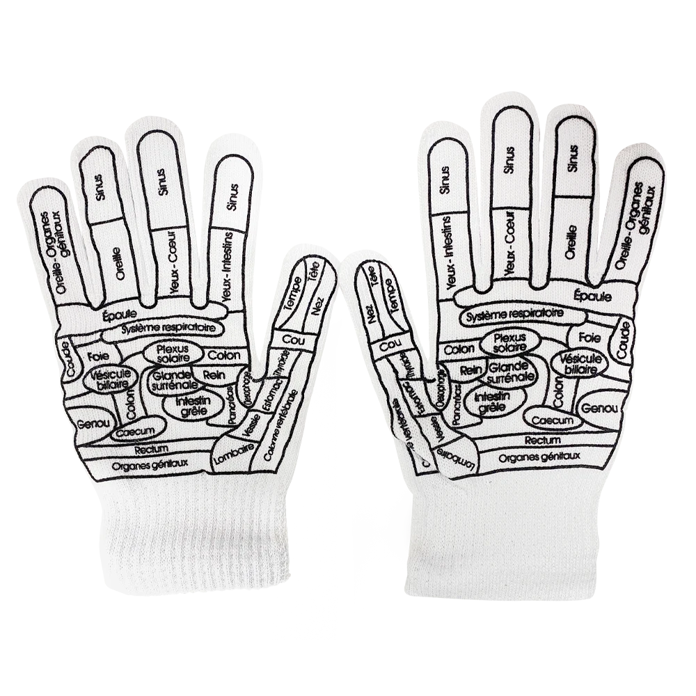 Palm reflexology glove