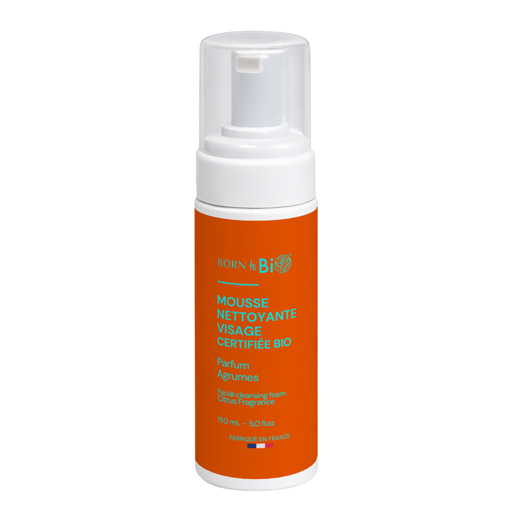 Mousse nettoyante visage - 150 mL-agrumes Bio