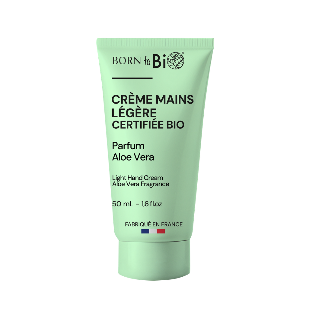 Crème mains légère aloe vera certifiée bio - 50 mL