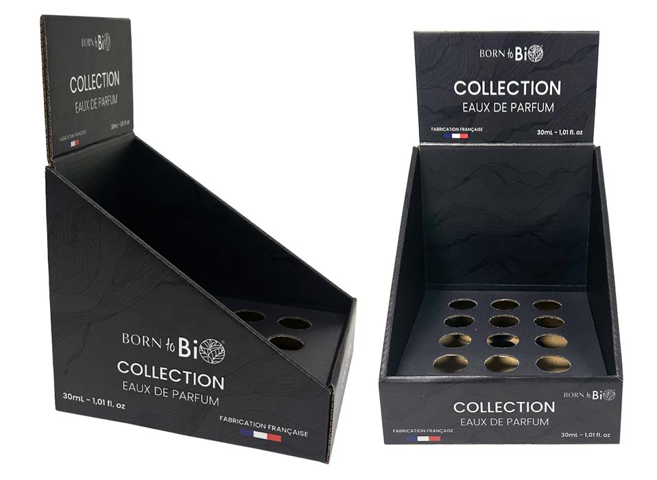 Black Perfume Display (12 Fragrances)