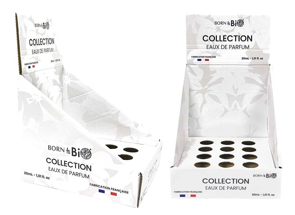 Display parfum blanc (12 parfums)