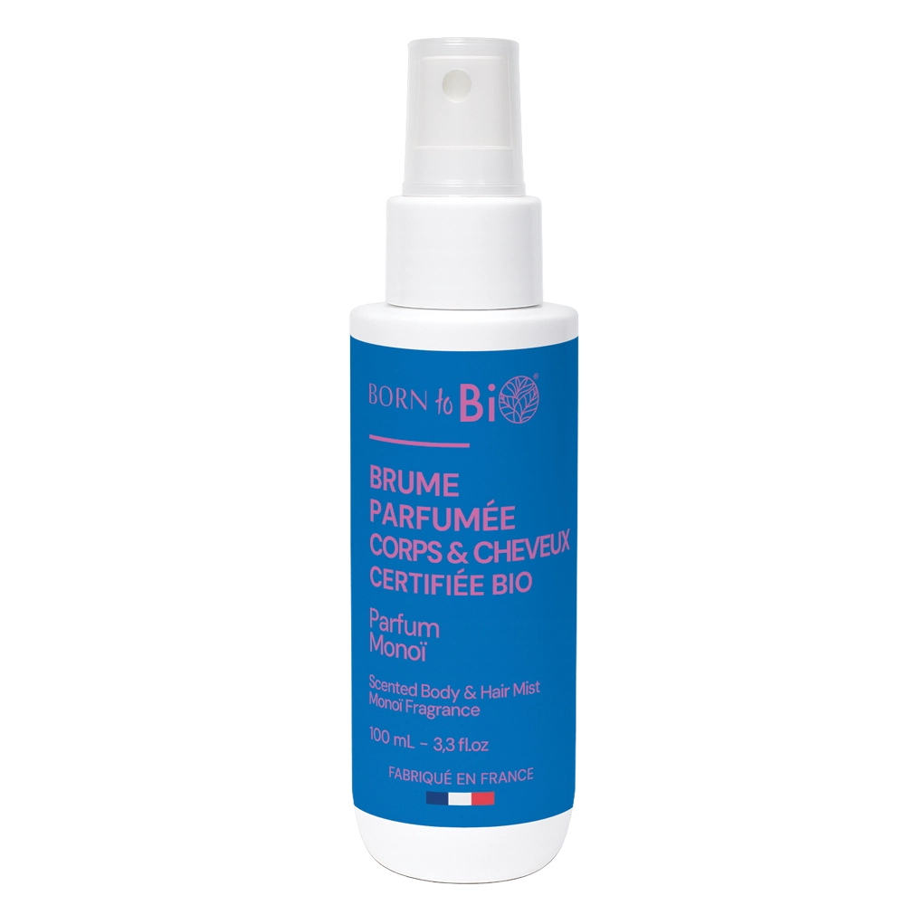 Brume parfumée monoï certifiée bio - Corps et Cheveux - 100 mL