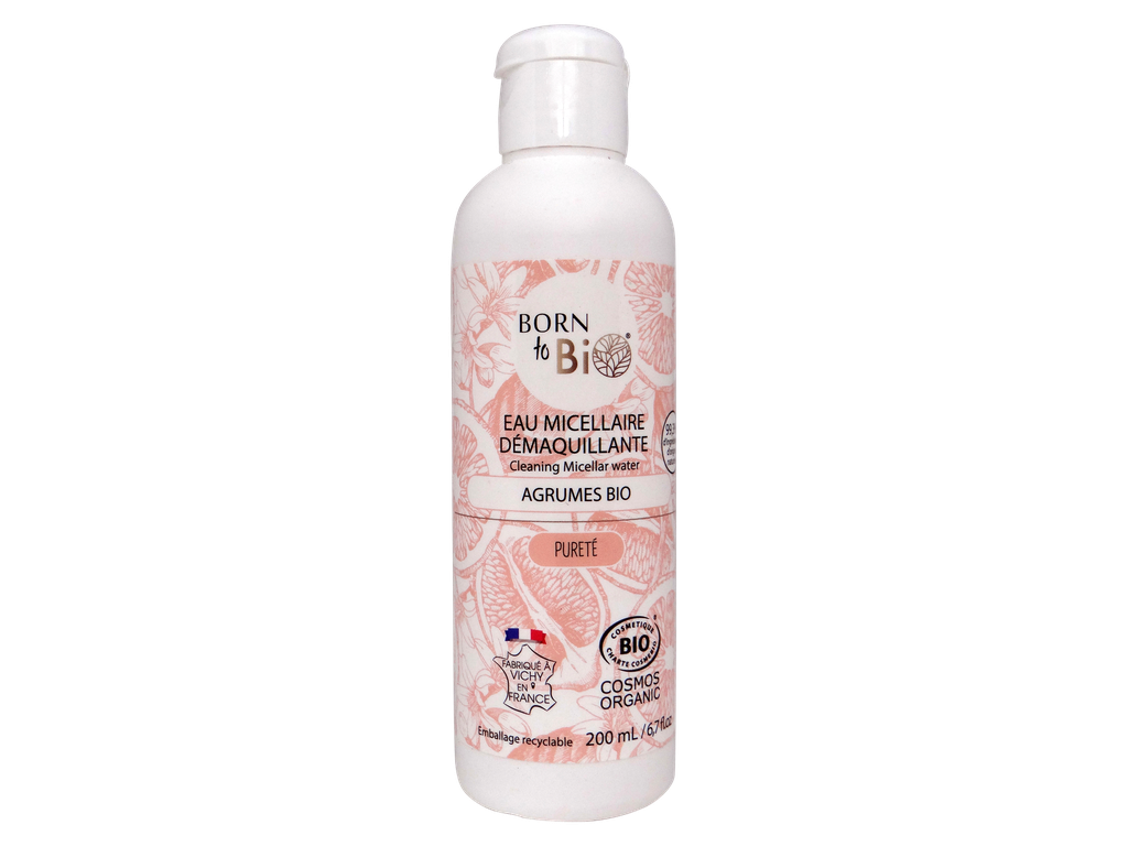 Eau micellaire certifiée bio - Agrumes Bio - 200 mL