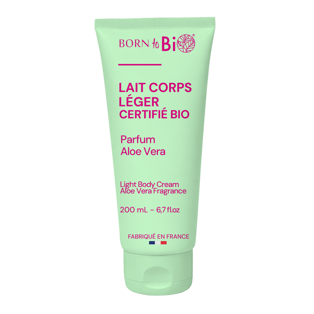Light body lotion, certified organic - Organic Aloe Vera - 200 mL