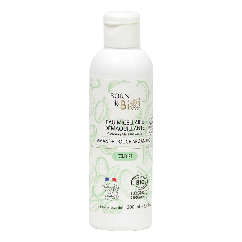 Eau micellaire certifiée bio - Amande et Argan Bio - 200 mL