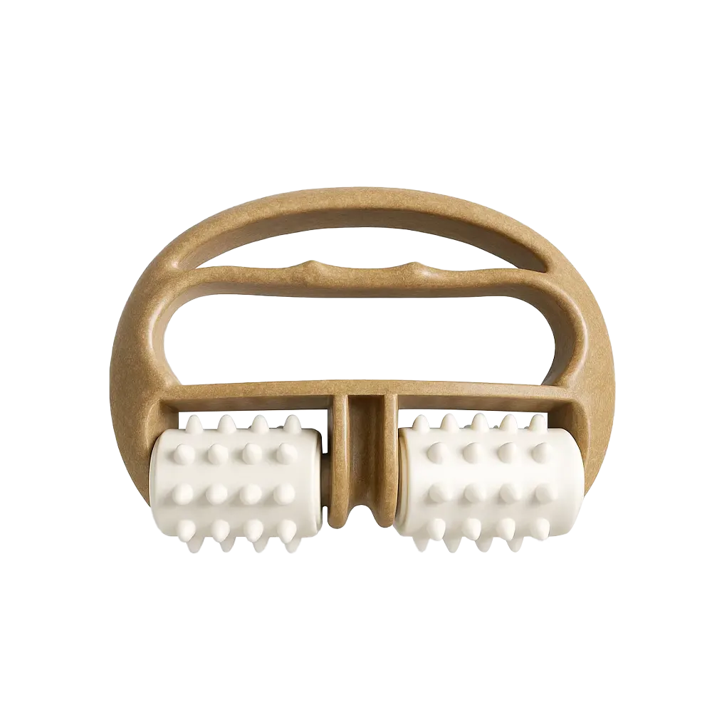 Brosse de massage / fibres de coco et plastiques recyclés