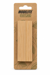 Barrette bois - Rectangulaire bois naturel