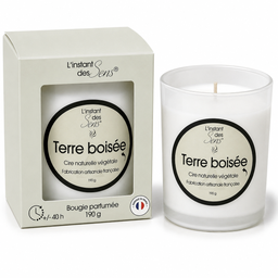 Bougie cire de soja 100% naturelle - Terre Boisée - 190g