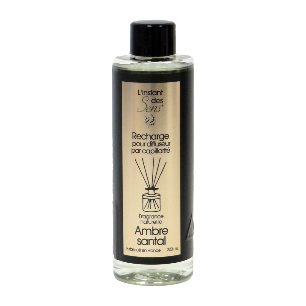 Recharge diffuseur capillarité 200 mL - Ambre Santal