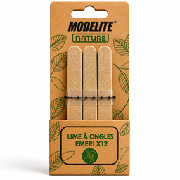Limes à ongles bois x 12