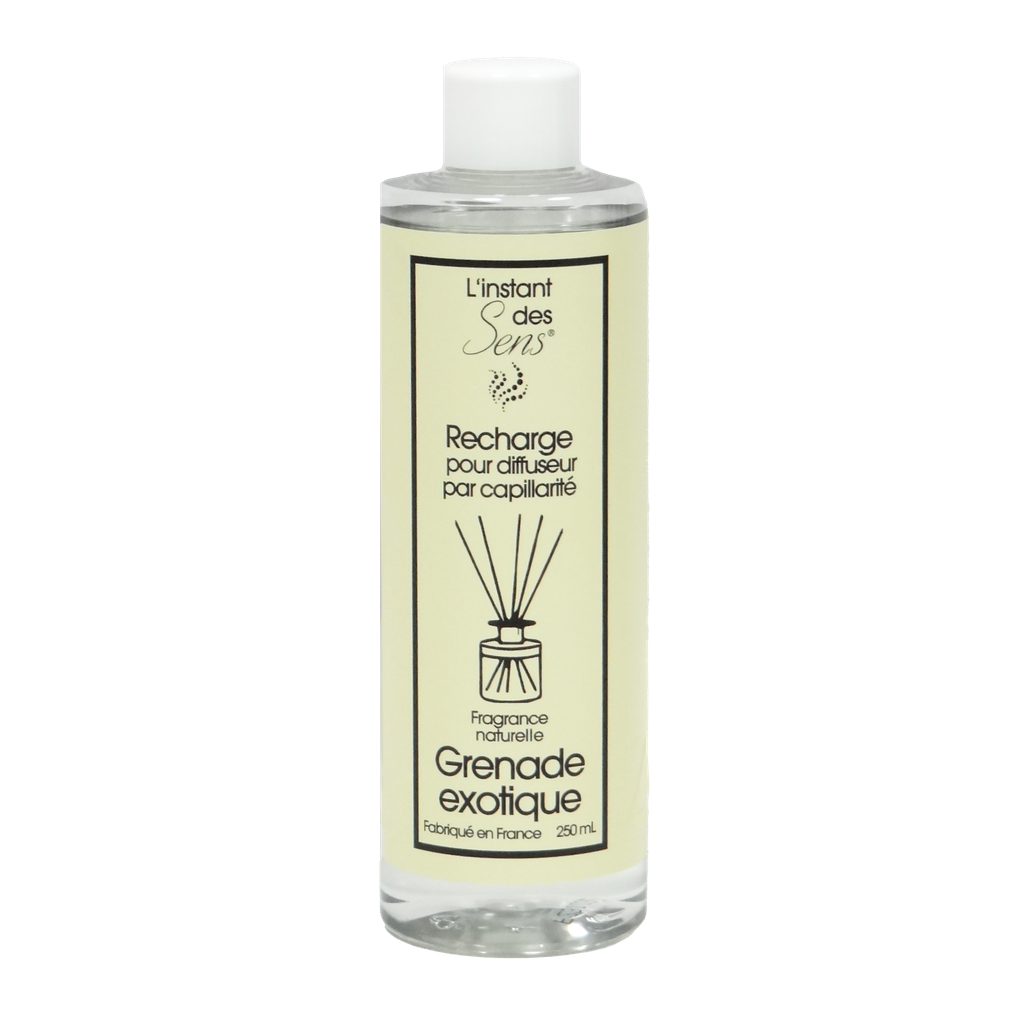 Recharge diffuseur capillarité 250 mL - Grenade Exotique