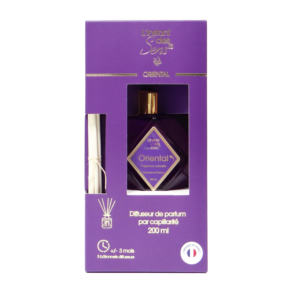 Diffuseur de parfum capillarité 200 mL - Oriental