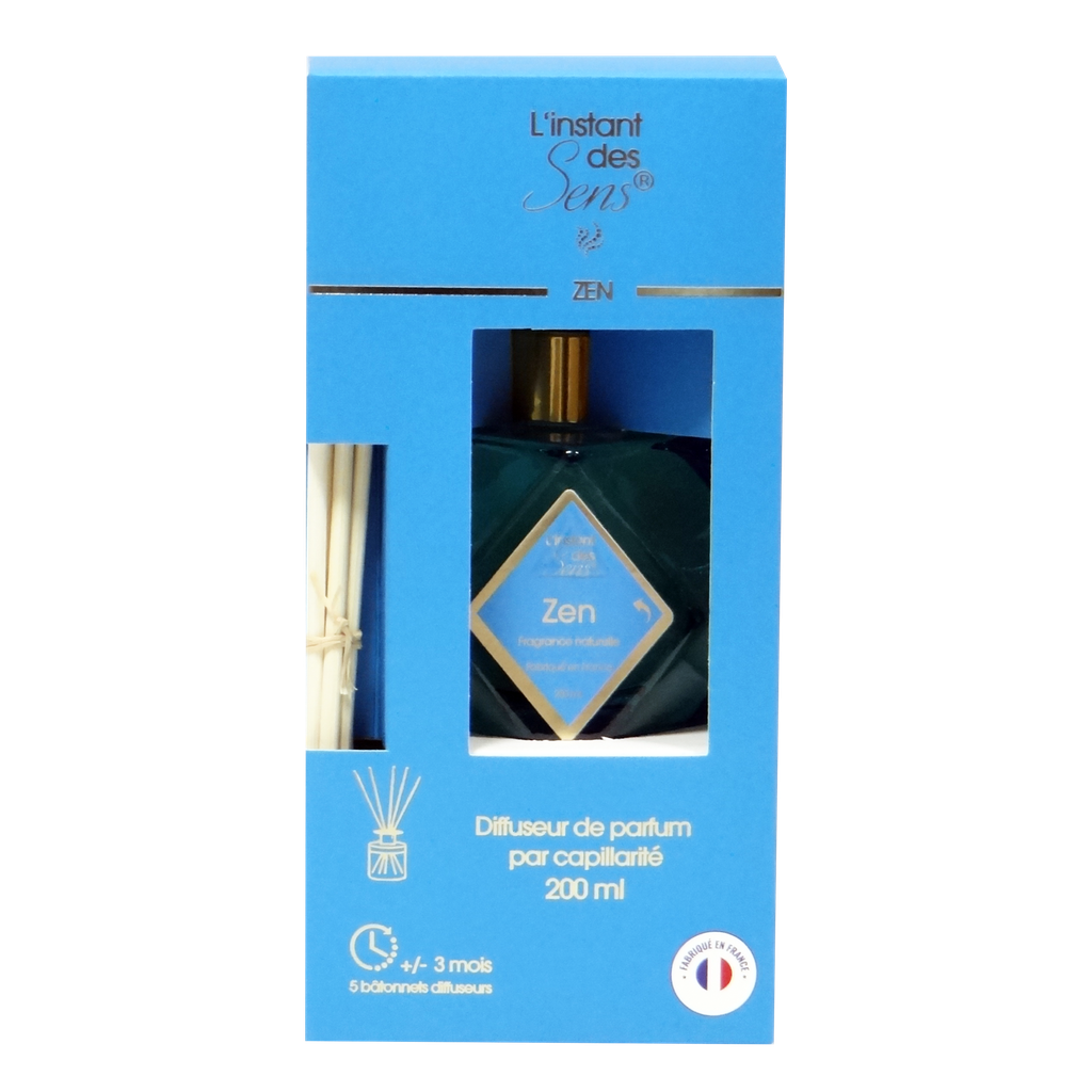 Diffuseur de parfum capillarité 200 mL - Zen