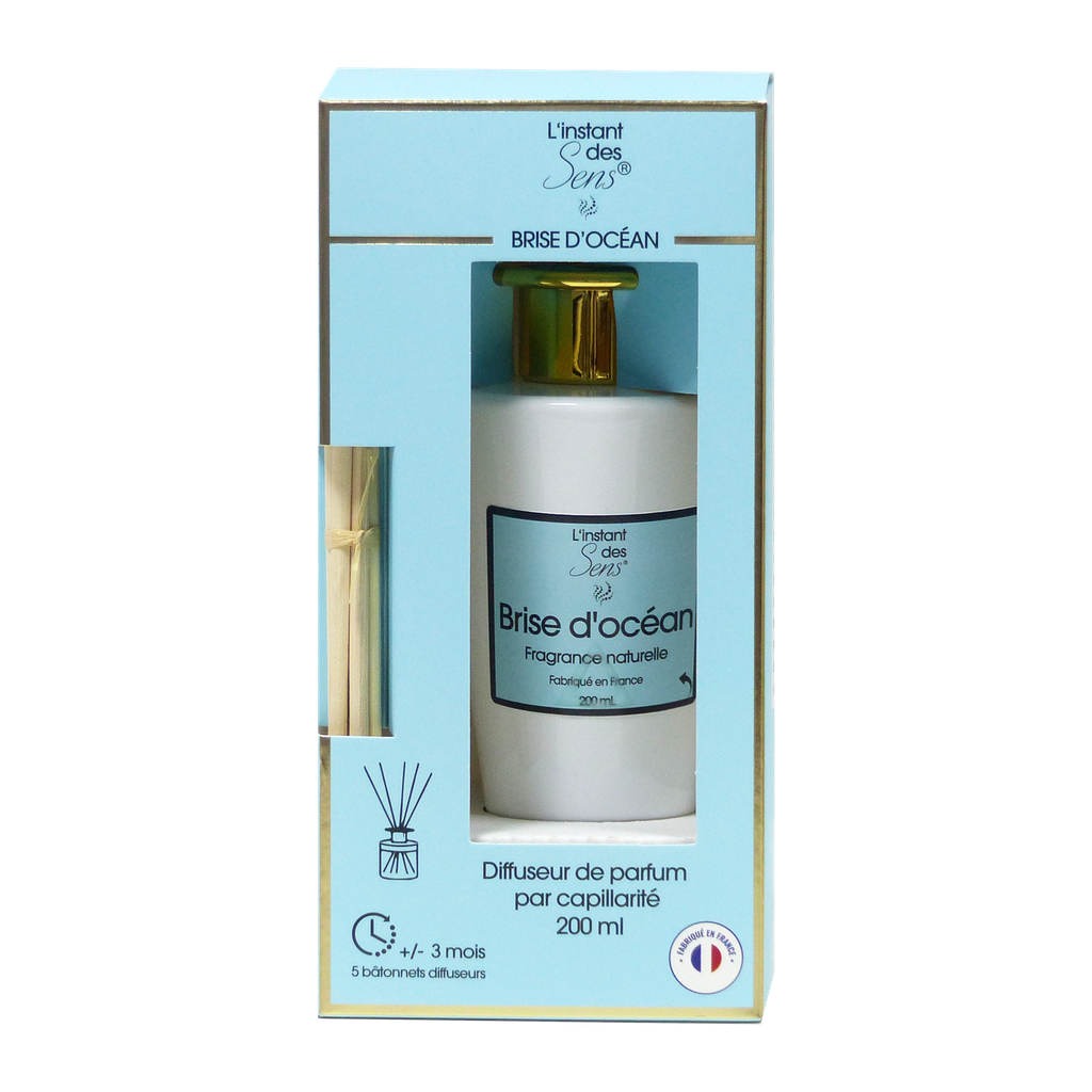 Diffuseur de parfum capillarité 200 mL - Brise D'océan