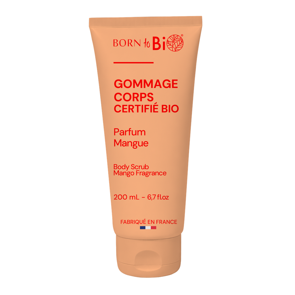 Gommage corps noyau d'abricot bio - Certifié Bio - 200 mL