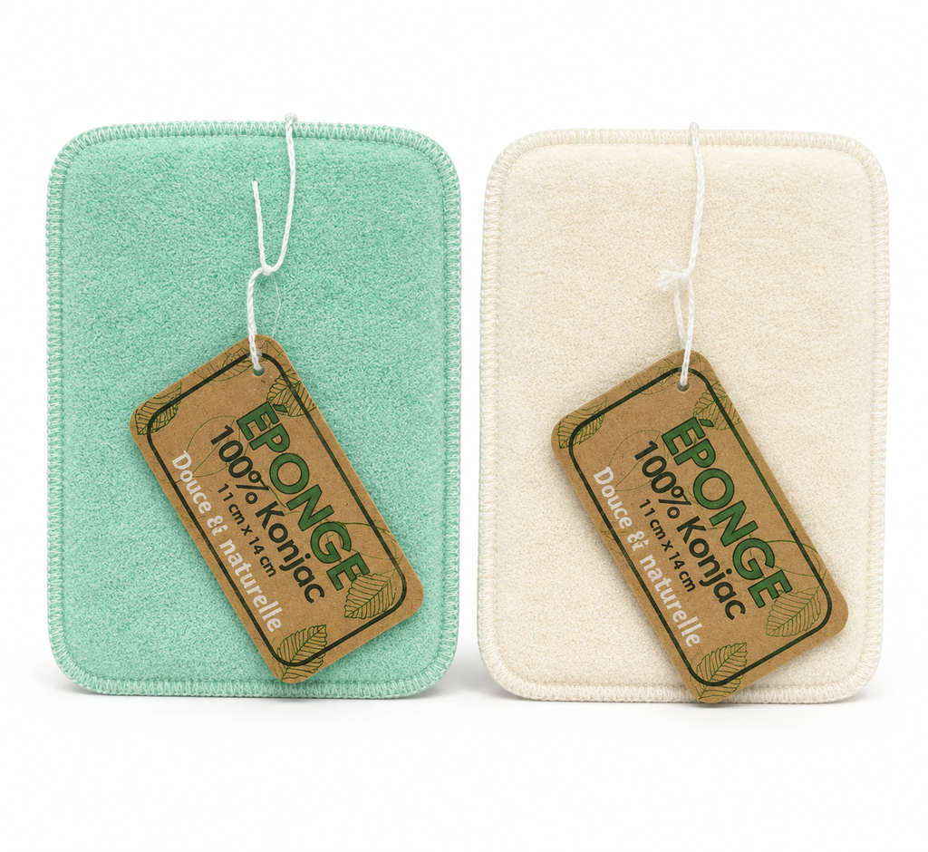 Éponge de bain konjac