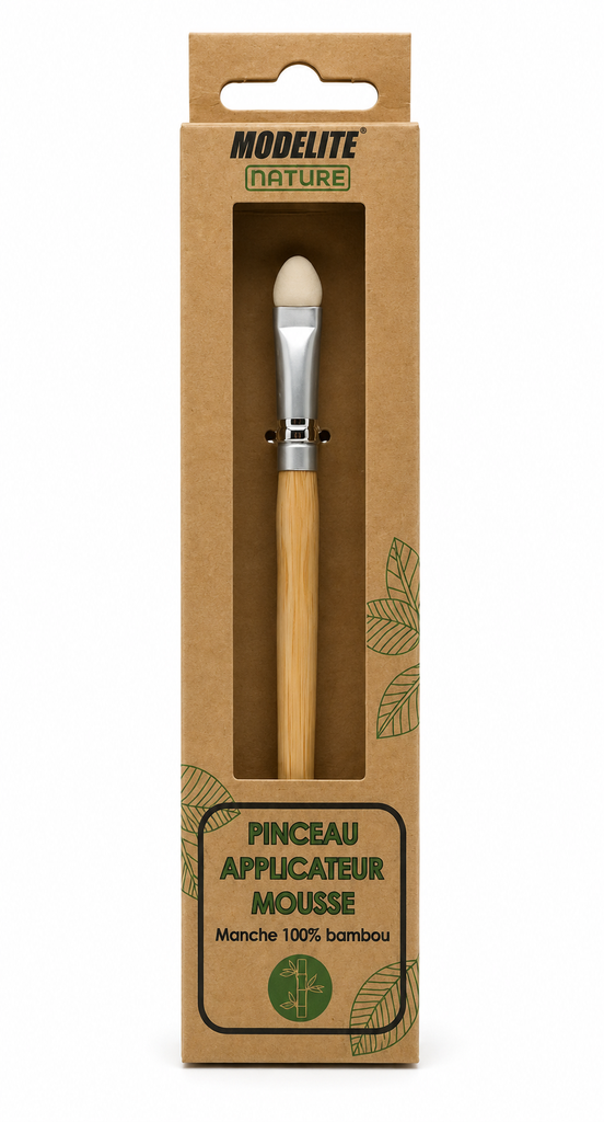 Pinceau applicateur mousse manche