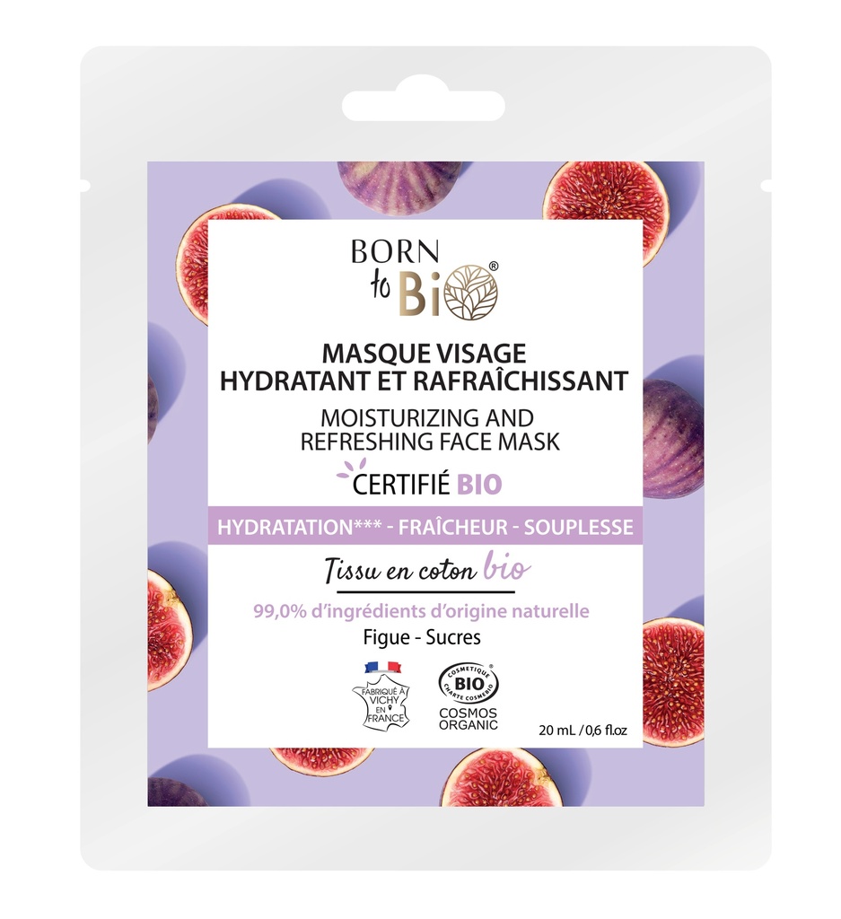 Masque hydratant et rafraîchissant