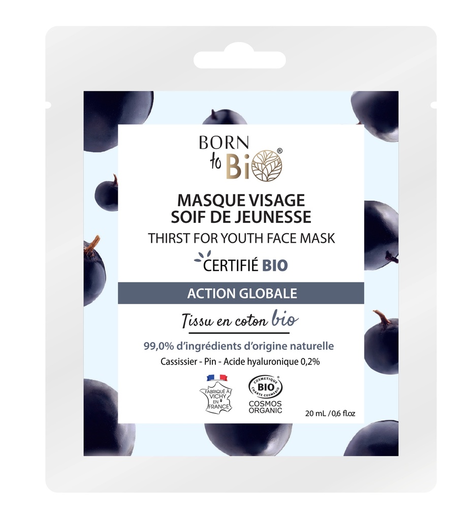 Masque visage soif de jeunesse