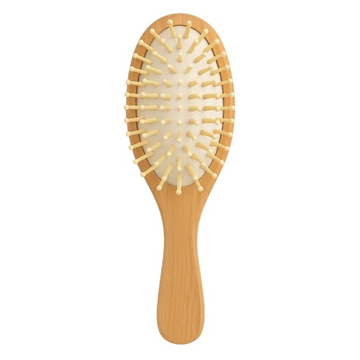 [NAB009] Brosse pneumatique - Picots Bois de Bambou / Manche Bois de Lotus