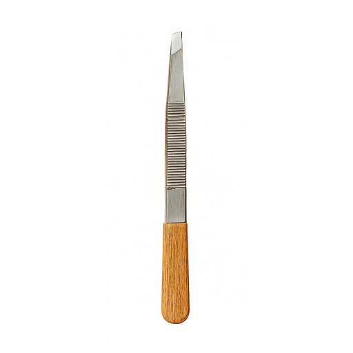 [NAO010] Pince à épiler biseautée bois de hêtre