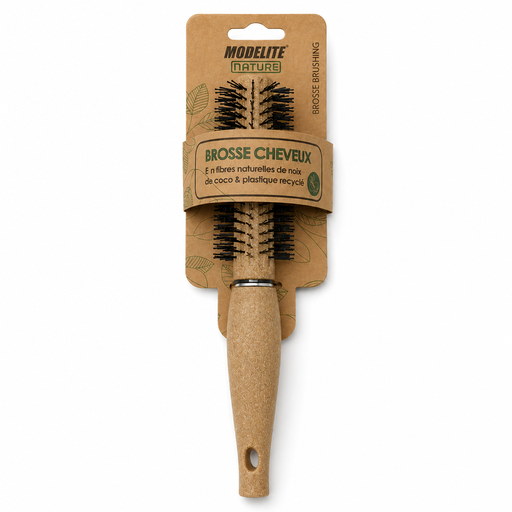 [NAB002] Blow-dry brush / coconut fiber and recycled plastic