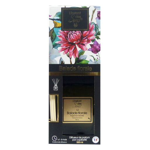 [PDADI0025] Diffuseur de parfum capillarité 500 mL - Balade Florale