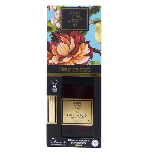 [PDADI0023] Diffuseur de parfum capillarité 500 mL - Fleur de Tiaré