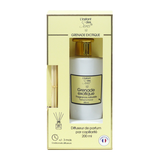 [PDADI0006] Diffuseur de parfum capillarité 200 mL - Grenade Exotique