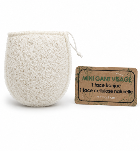 [NAS044] Gant 1 face konjac / 1 face cellulose