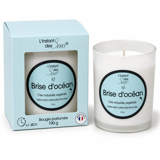 [PDABP0005] 100% natural soy wax candle - Ocean Breeze - 190g