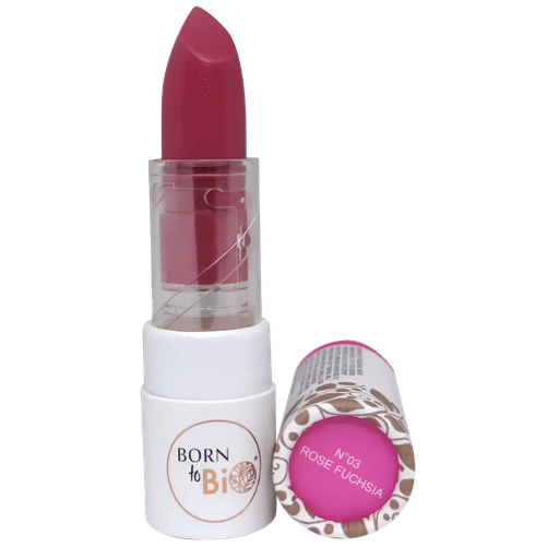 [BLROBR03] Rouge à lèvres brillant bio - #3 Fuchsia Rose